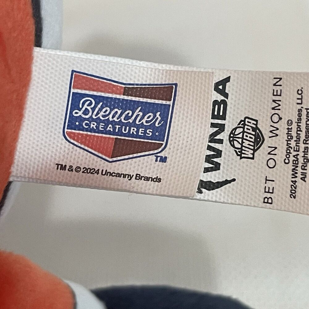 Bleacher Creatures Indiana Fever Kuricha Basketball Sitting Plush WNBA - Picture 3 of 10